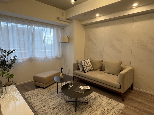 アトラスタワー小石川_お洒落なリビングダイニングキッチンの写真