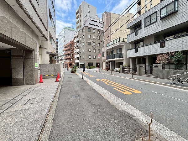 マンションまでの道