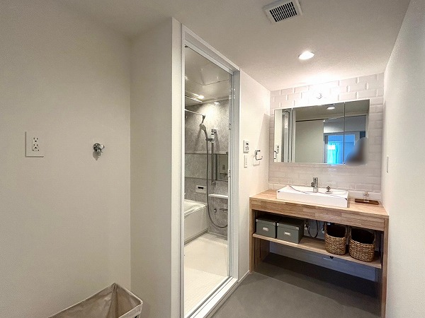 オーク荻窪マンション_清潔感のあるパウダールームの写真