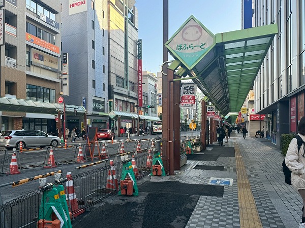 蒲田駅前の通り
