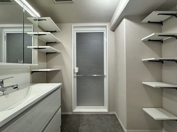 多摩川ハイム3号棟_洗面室の写真