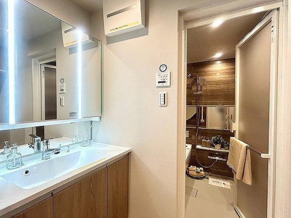 エクレールガーデン南荻窪_清潔感のあるパウダールームの写真