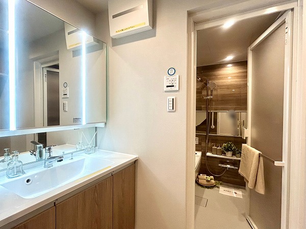 エクレールガーデン南荻窪_落ち着いた雰囲気のパウダールームの写真