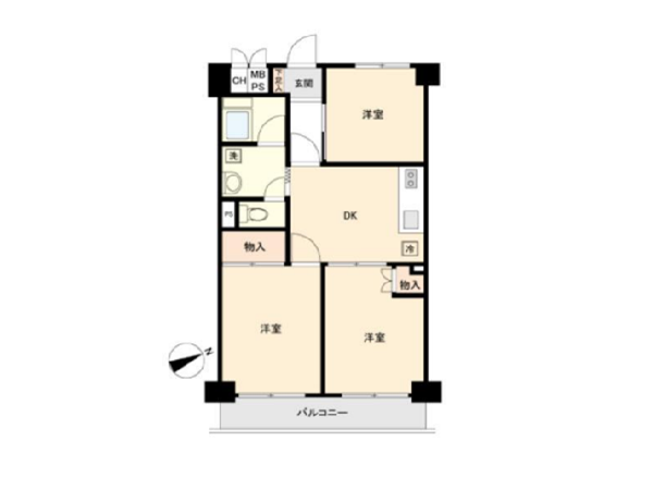 ハイネス尾山台_間取り図の写真