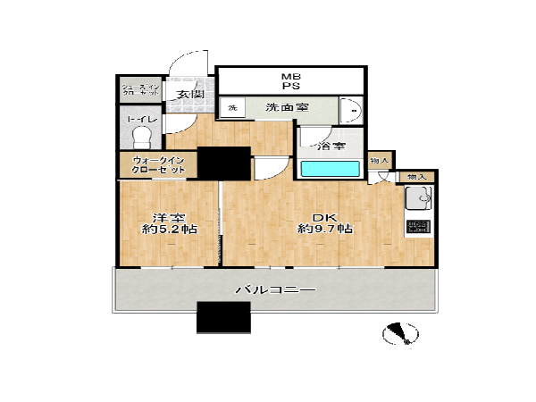 ザ・パークハウス西新宿タワー60_間取り図の写真