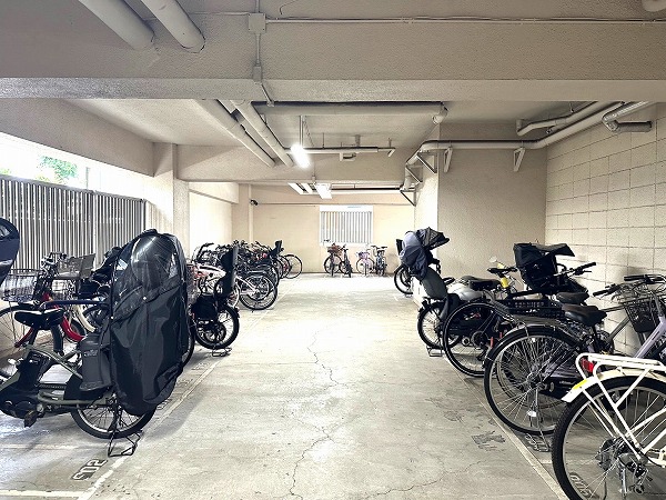 等々力ビューハイツ　駐輪場