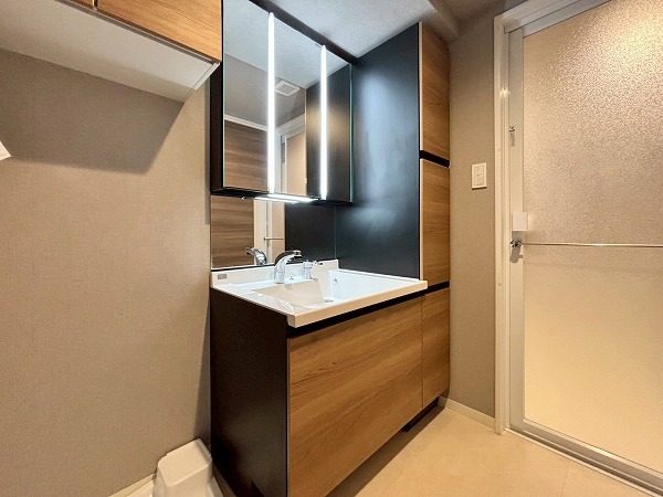 ビラカーサ四谷四丁目_清潔感のあるパウダールームの写真