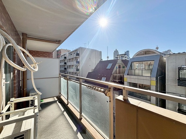 レジェンド池袋_南向きのバルコニーの写真