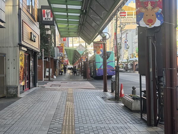蒲田駅前のアーケード街