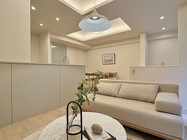 菱和パレス島津山_ゆとりあるリビングダイニングキッチンの写真