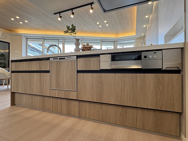 パークタワー東京フロント_お洒落なキッチンの写真2