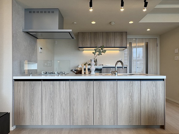 パークタワー東京フロント_お洒落なキッチンの写真4