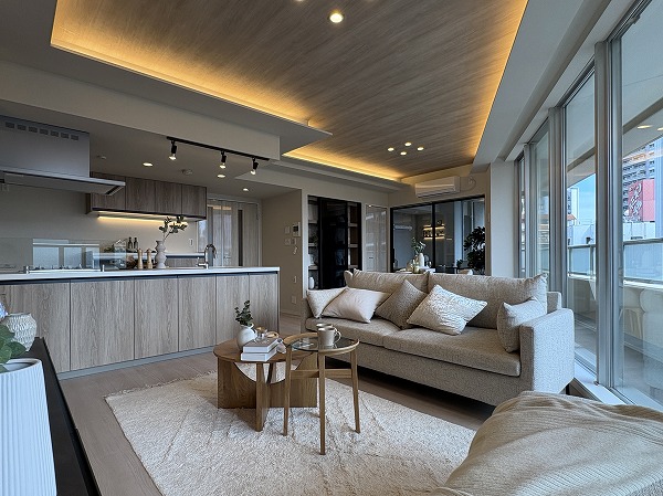 パークタワー東京フロント_リビングダイニングキッチンの写真2