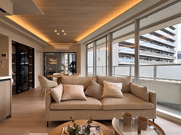 パークタワー東京フロント_リビングダイニングキッチンの写真3