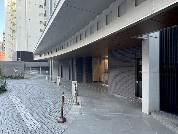 シティハウス恵比寿伊達坂 車寄せとアプローチ