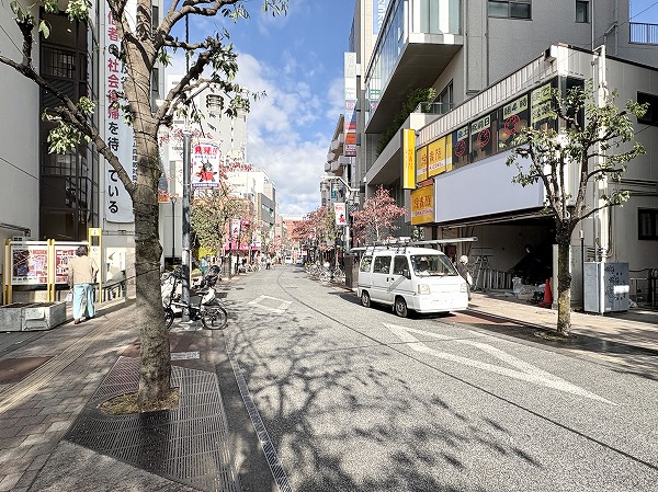 千歳烏山駅周辺の道