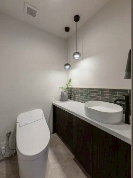 グランフォルム大田中央_手洗い場がついているトイレの写真