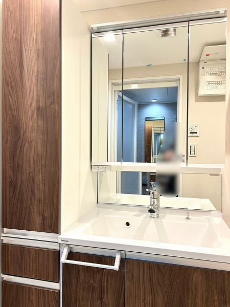 シェトワ代々木_収納力のある洗面台の写真