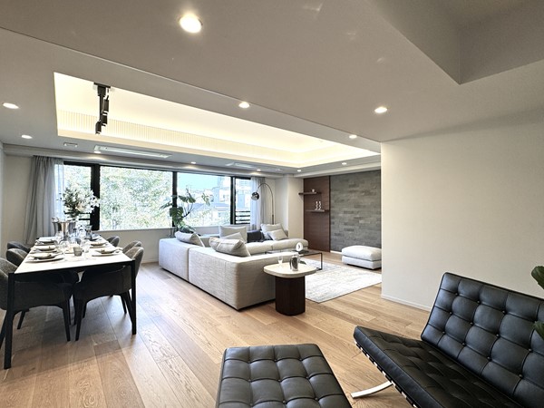 パークレ・ジェイド白金レジデンス_窓があるメインルームの写真