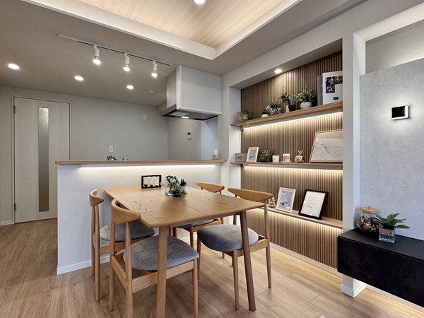 コスモ旗の台_対面キッチンの写真