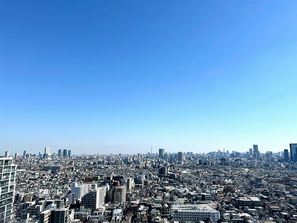 中野サンクォーレ_バルコニーからの眺望の写真