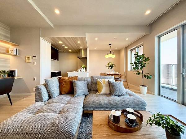 アーバンドックパークシティ豊洲タワーA_お洒落なリビングダイニングキッチンの写真