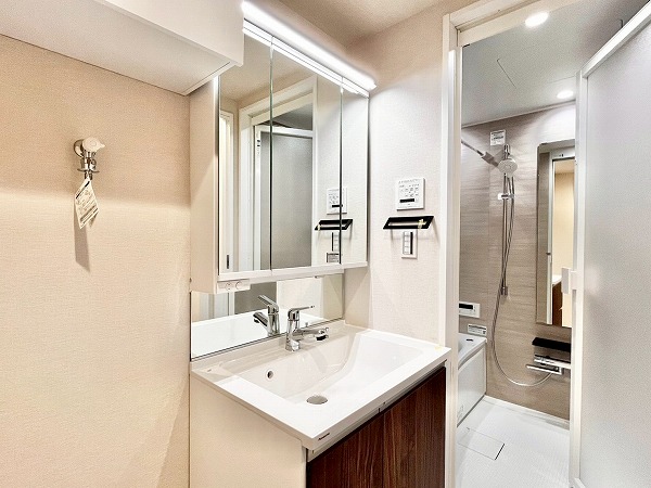 自由が丘ハイタウン_清潔感のあるパウダールームの写真