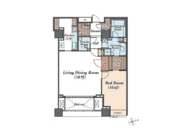 麻布台パークハウス_間取り図の写真