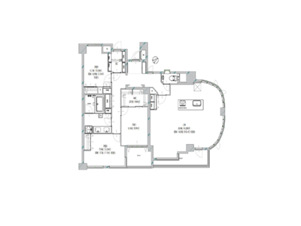グランシティ三田三ノ橋_間取り図の写真