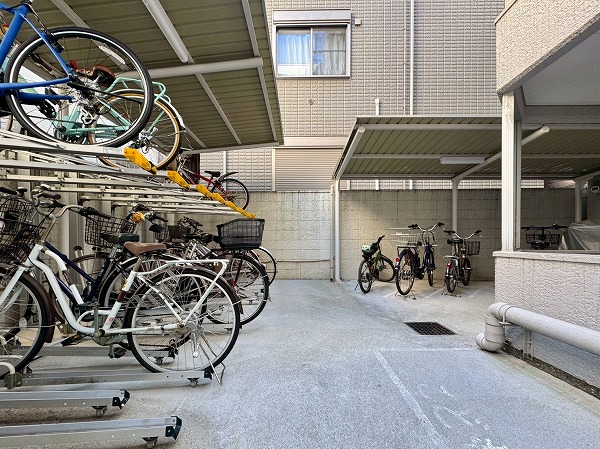 ライオンズマンション神楽坂第2_駐輪場の写真