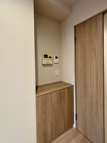 小石川安藤坂東方マンション_メインルーム棚の写真