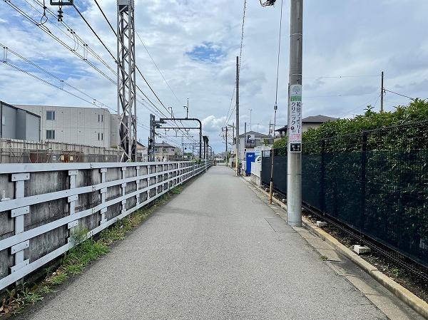 線路沿い2