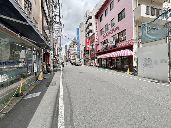 グランフォート青淵閣までの道