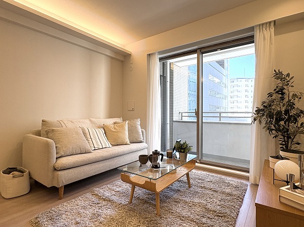 天王洲デュープレックス_リビングの写真2