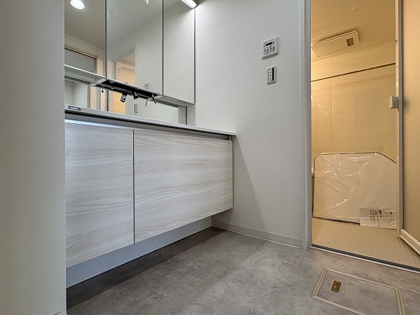 ドレッセ目黒インプレスタワー_清潔感のあるパウダールームの写真