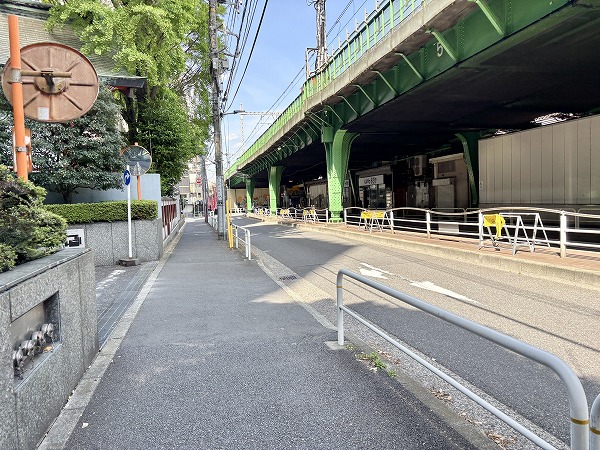 ダイアパレス水道橋までの道