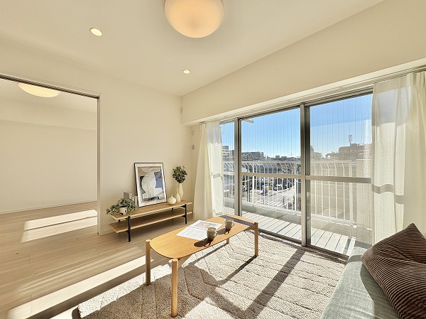 上用賀スカイマンション_リビングダイニングキッチンの写真3