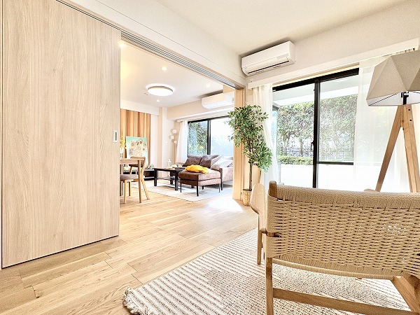 ザ・パームス代々木_ナチュラルテイストな内装デザインのお部屋の写真