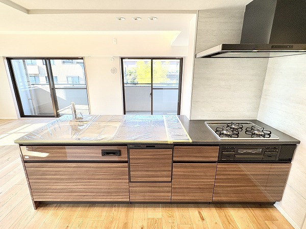 ディアナコート成城_リノベーション済みのキッチンの写真