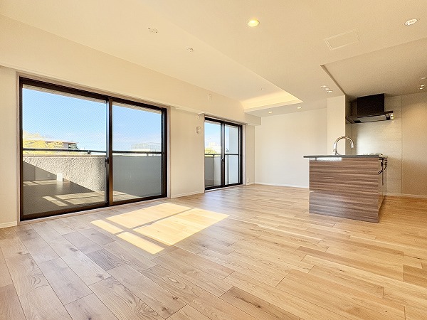 ディアナコート成城_ゆとりあるリビングダイニングキッチンの写真