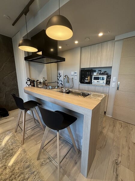 パークコート浜離宮ザタワー_対面キッチンの写真