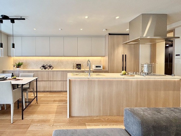 ヴェーゼント赤坂新坂_リノベーション済みのキッチンの写真