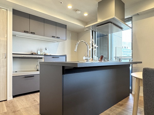 カテリーナ三田タワースイート_アイランドキッチンの写真