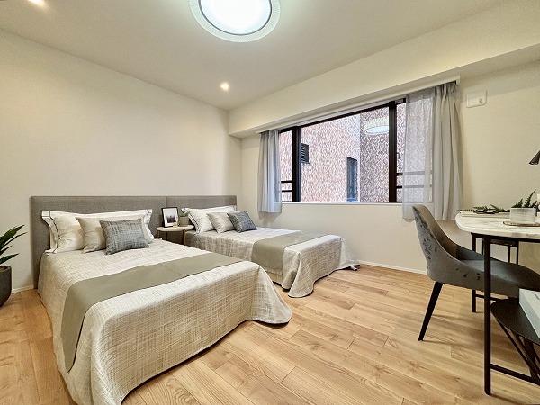 一番町パークマンション_メインのベットルームに最適な洋室の写真