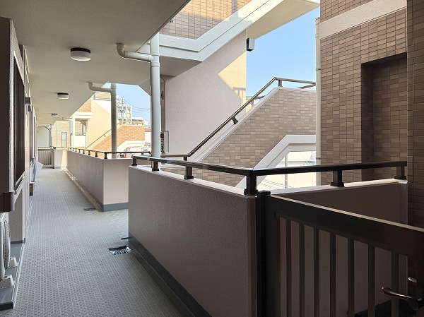 朝日マンション大崎　外廊下