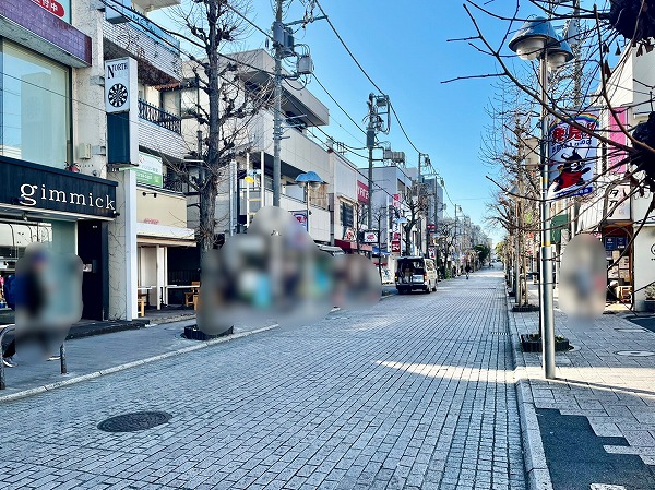 ハッピーロード尾山台商店街の様子