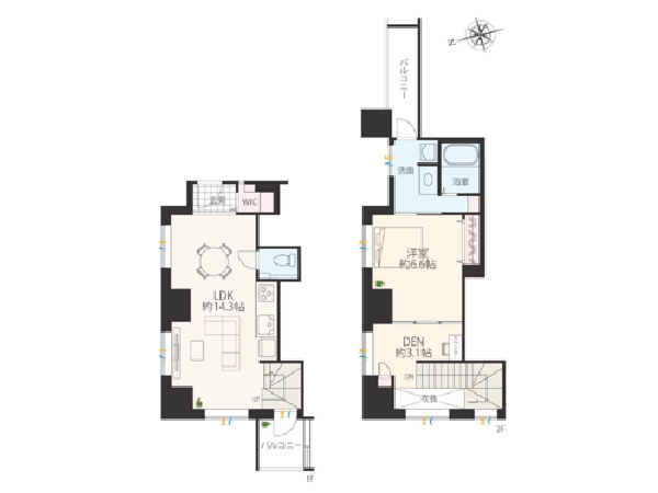 AXIA麻布（アクシア麻布）_間取り図の写真