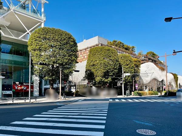 二子玉川駅前の様子
