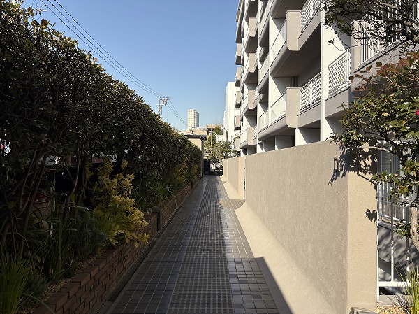 ドミール高輪_外廊下
