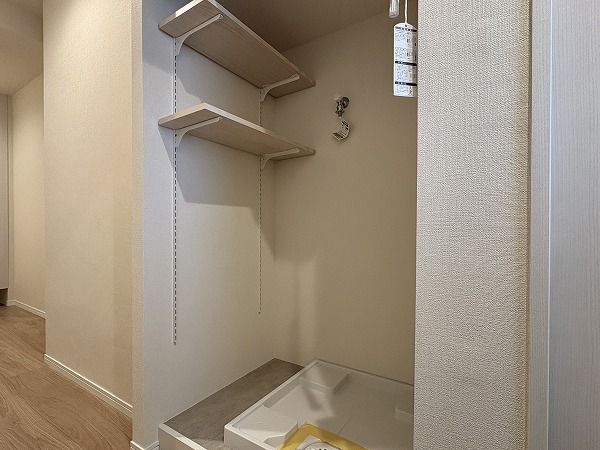 蒲田フラワーマンション_洗濯機スペースの写真